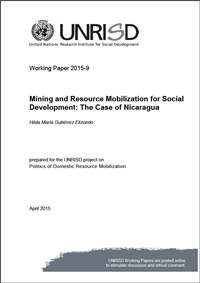 Mining and Resource Mobilization for Social Development: The Case of Nicaragua